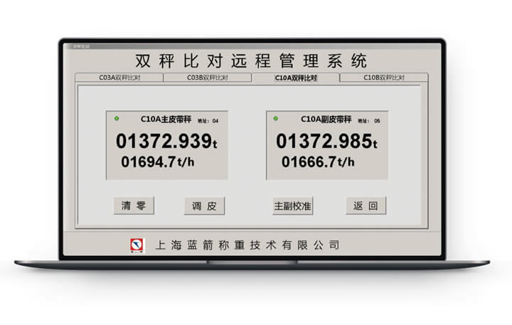 雙秤比對遠(yuǎn)程管理系統(tǒng)